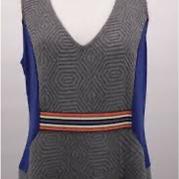 Maeve Ludlow A-line quilted pinafore dress. - Picture 3 of 4